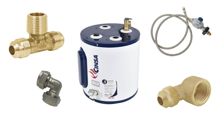 Refacciones para Calentadores de agua